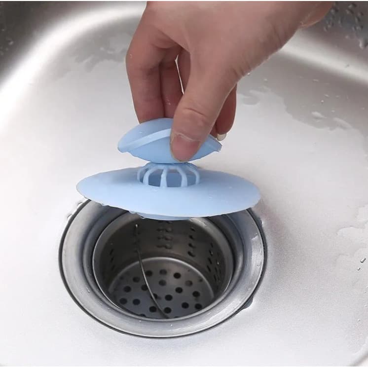 Ralo De Pia Para Banheiro Cozinha Disco Voador Em Silicone - Cores Sortidas