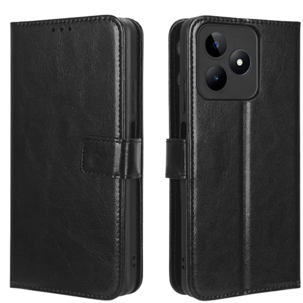 Capa Carteira Case Compativel Realme Note 50 Couro Sintetico Capinha Case Proteção