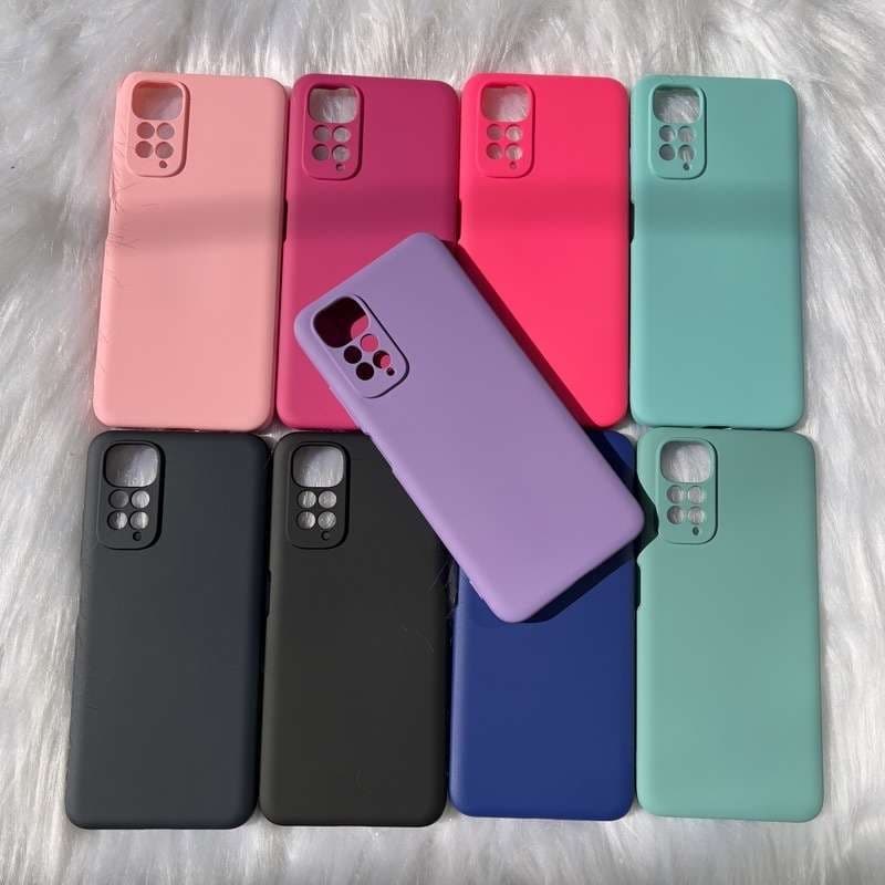 Capa Capinha de Celular - Redmi Note 11 4G/Note 11s  - Xiaomi Silicone Aveludado Capinha Case