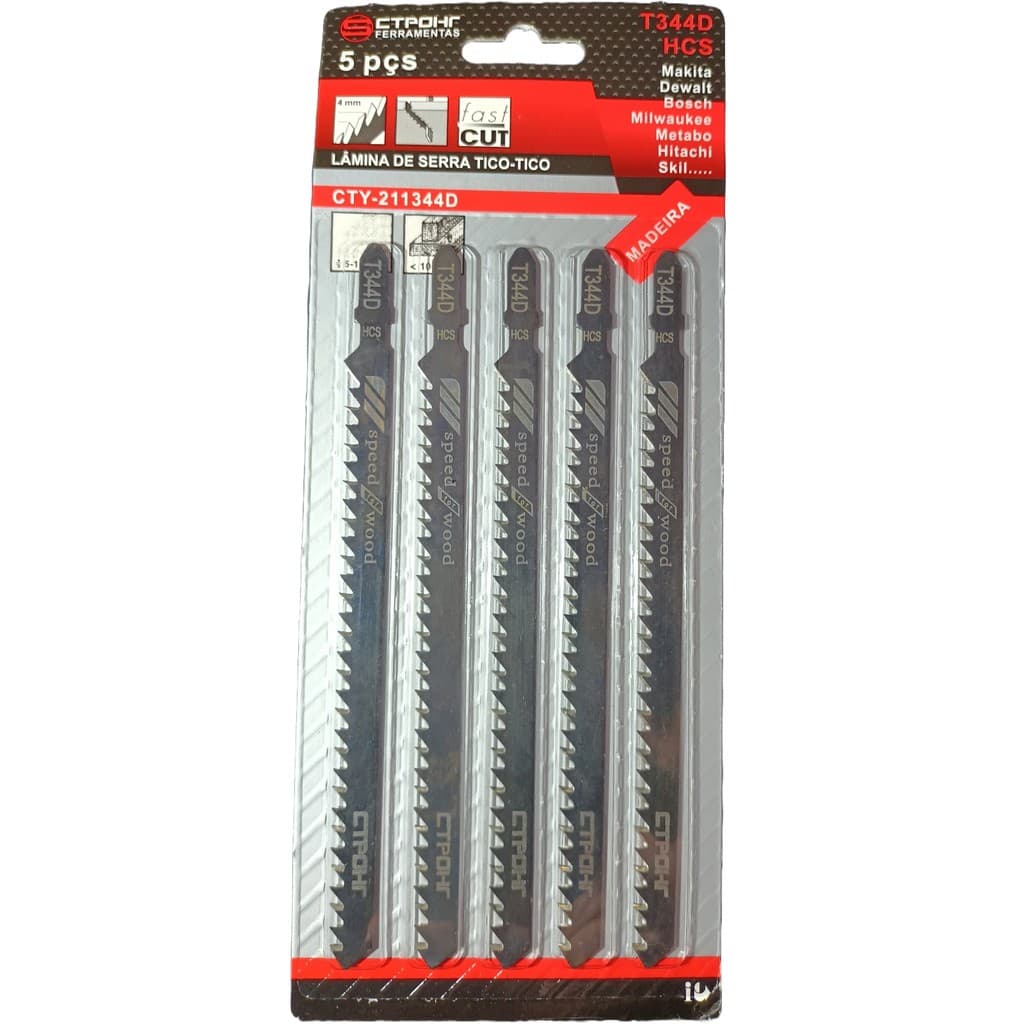 Lamina De Serra Tico Tico Longa Fast Cut Mdf Compesado T344d