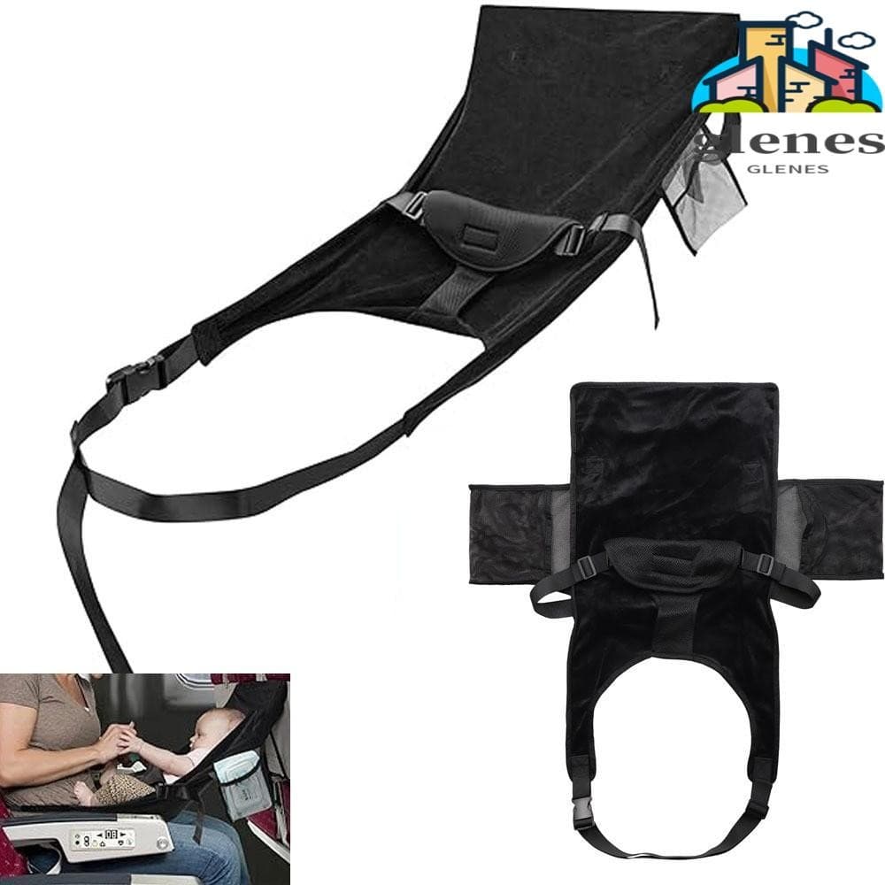 Extensor De Assento De Avião Infantil GLENES , Cama Respirável Com Design Confortável , Bolso Lateral
