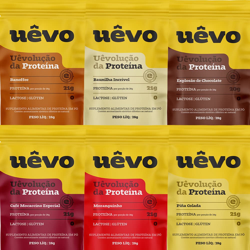 Albumina Uêvo (sachê) Todos os Sabores