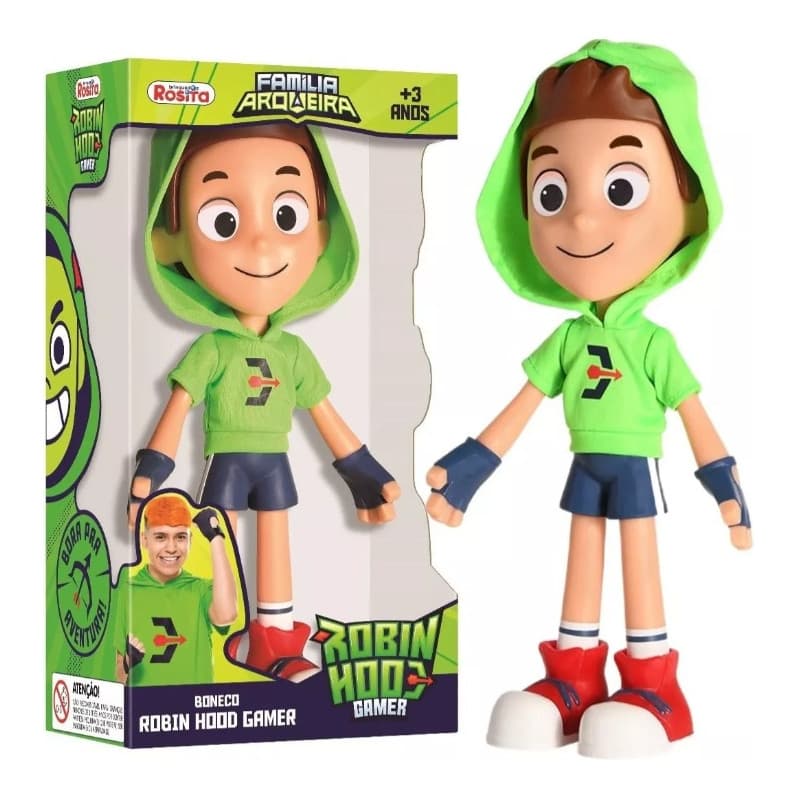 Boneco Robin Hood Gamer Família Arqueira Rosita Original