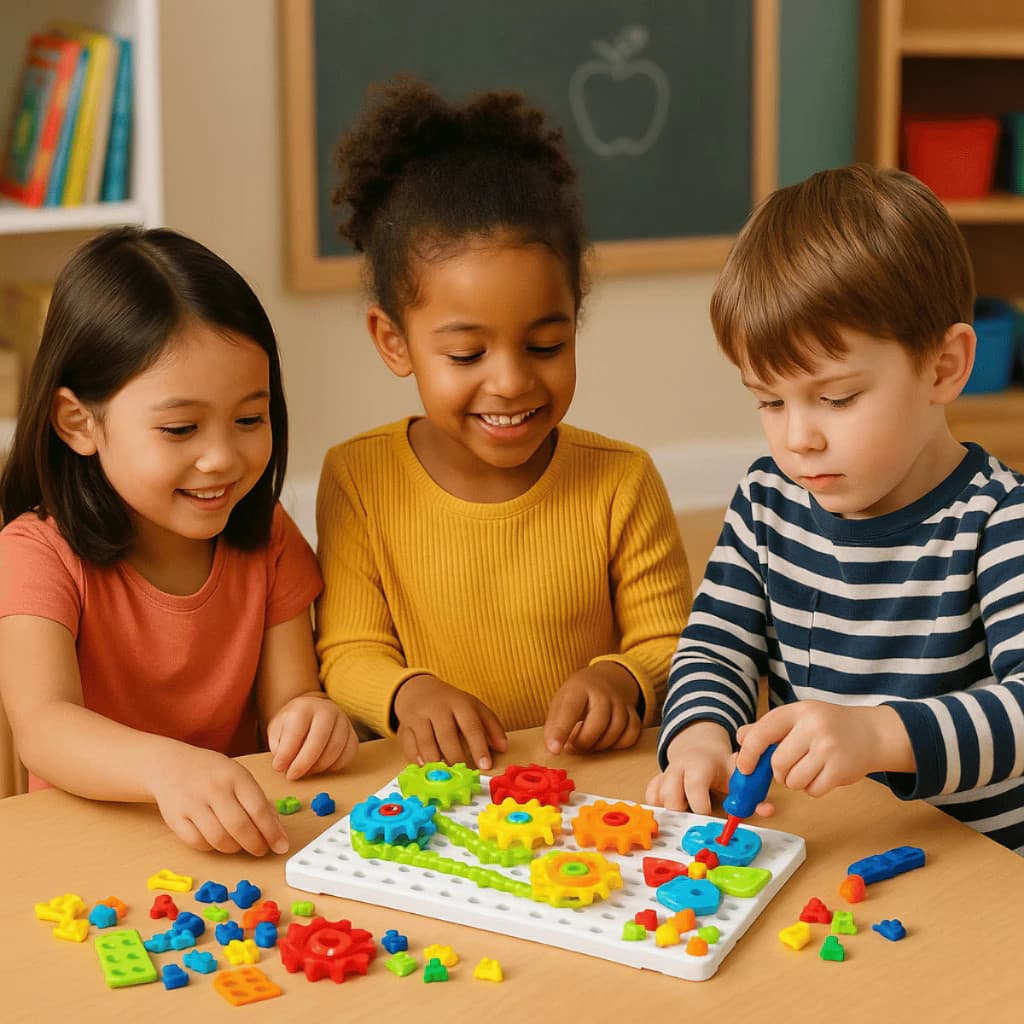 Kit Ferramenta Infantil Quebra Cabeça Crianças Presente Boneco Didático Chave Montar Brinquedo