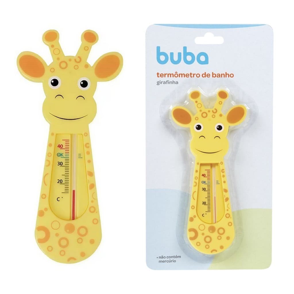 Termômetro de Banho Girafinha Sortido Temperatura Água Banheira Bebê Infantil Cuidado