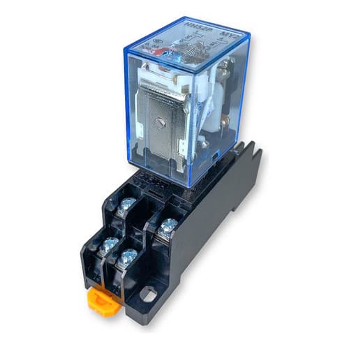 Relé Eletromecânico 110v 2na+2nf 5a My2n-j Ac110 + Base Novo