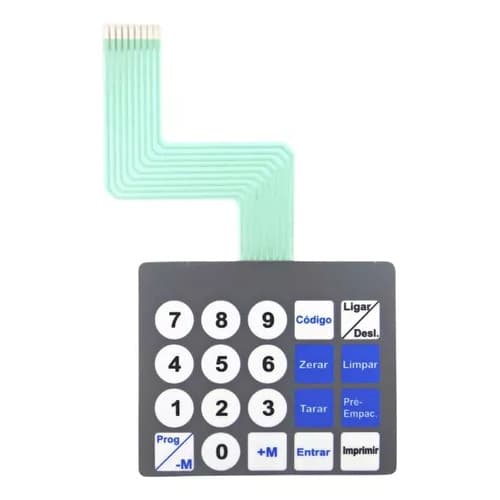 Teclado Prix 3 Cinza Curto