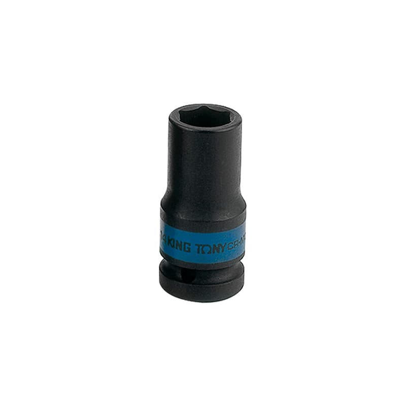 Soquete Impacto Encaixe 1/2" x 21mm Sextavado Longo (52mm) King Tony 483521M