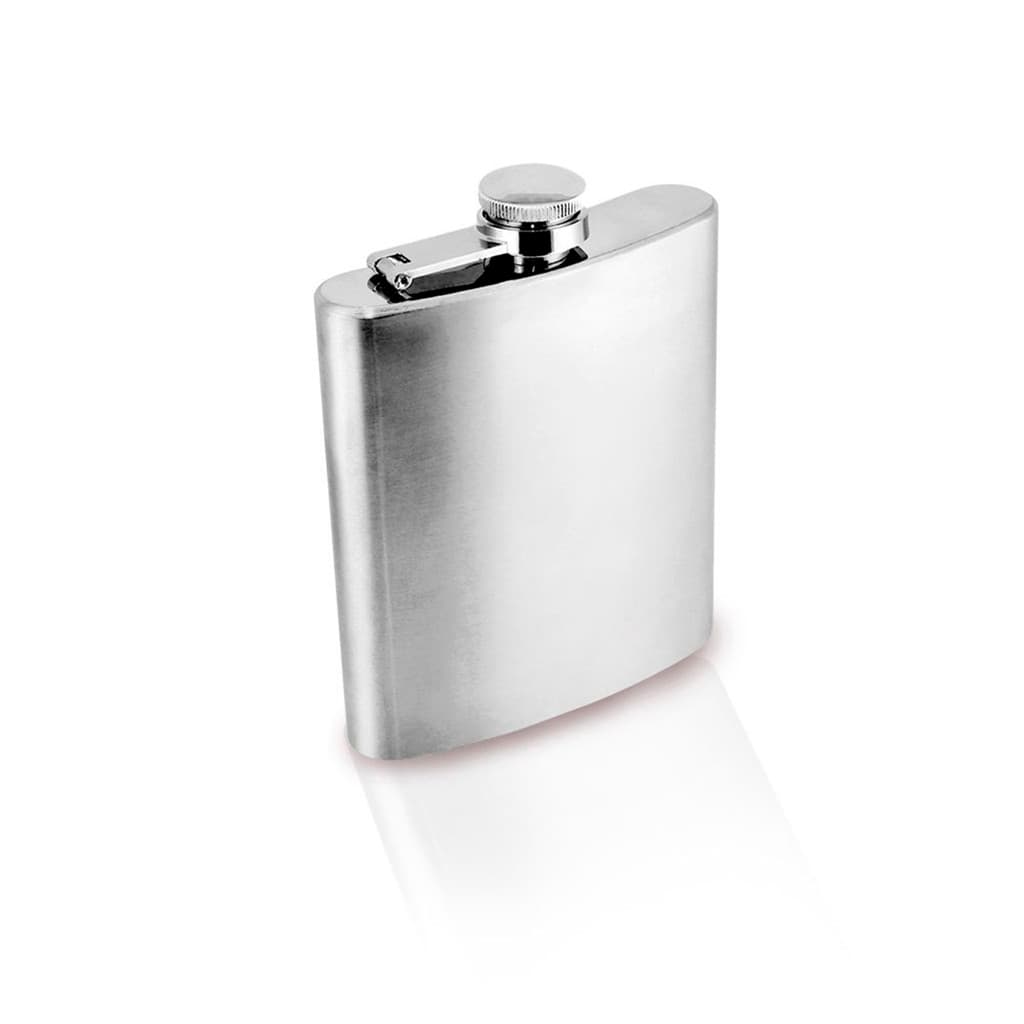 Cantil De Bolso Em Aço Inox Com Tampa Porta Bebidas 200ml