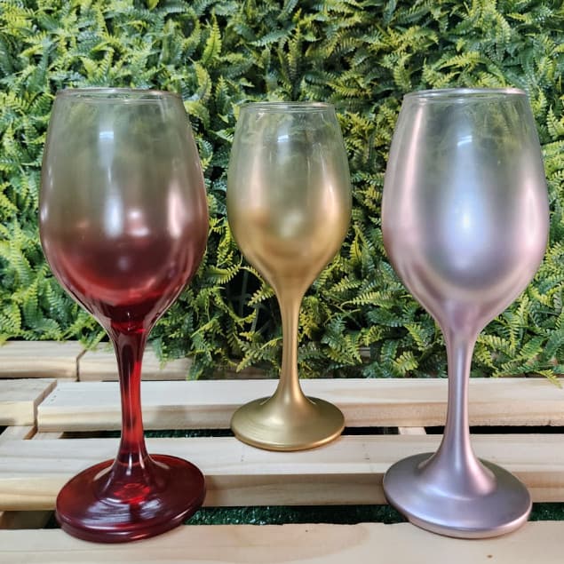 Taça Rioja Vidro Colorida Vinho