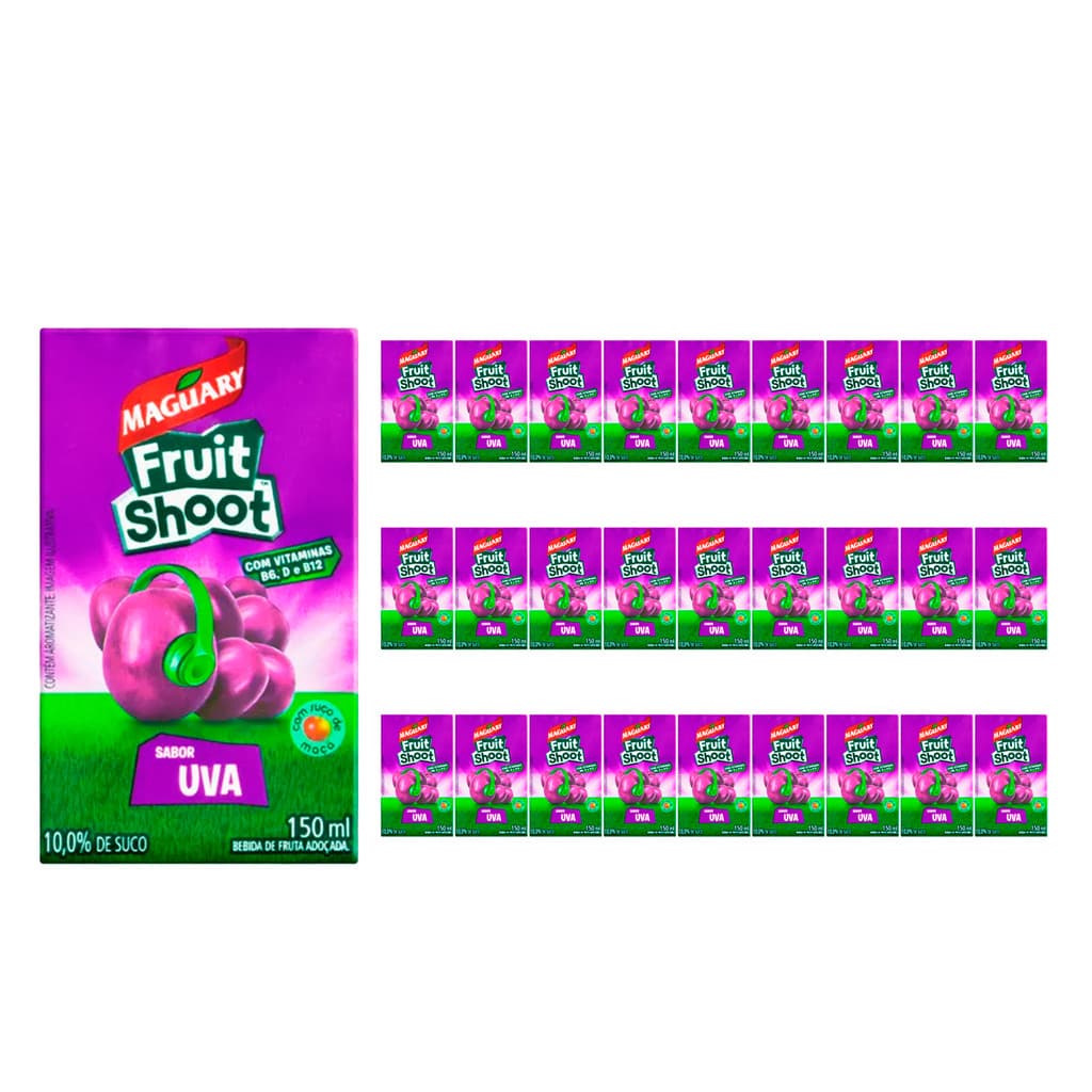 Suco de Uva Maguary Fruit Shoot 150ml 27 Unidades