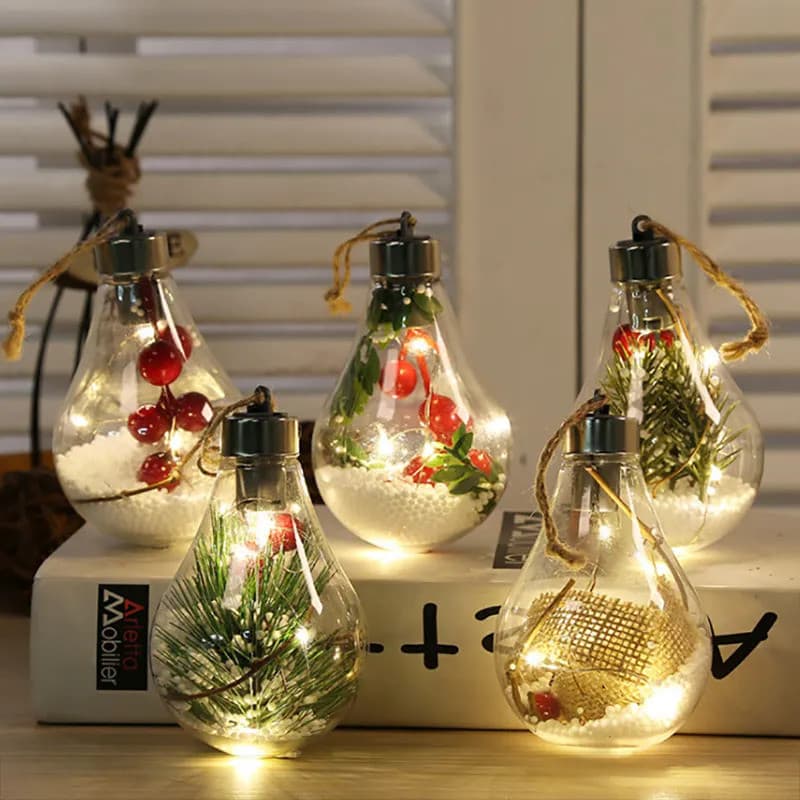 Lâmpada Led Para Árvore De Natal Decoração Enfeites De Natal