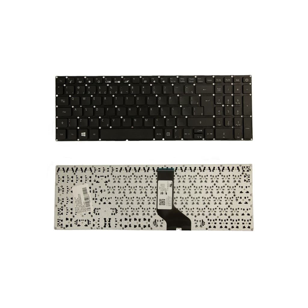 TECLADO COMPATIVEL NOTEBOOK ACER A315-53 - BLACK - BR - POWER BOTTOM
