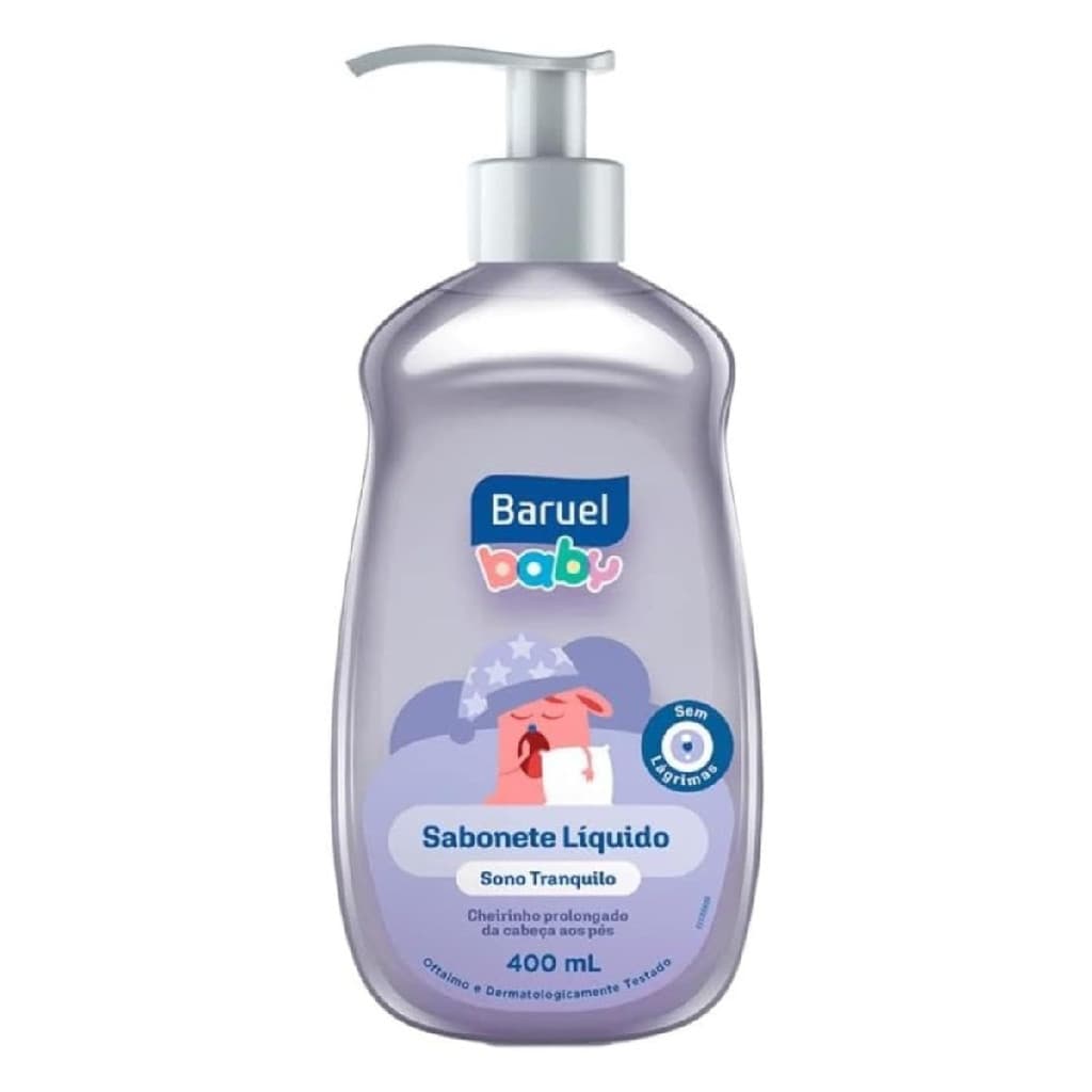 Sabonete Líquido Infantil Sono Tranquilo Baruel Baby 400 Ml