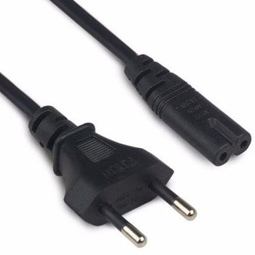 Kit 10 Cabos Força Radio Bipolar 1,5m para Radio Impressora Video Game Ps2 Ps4