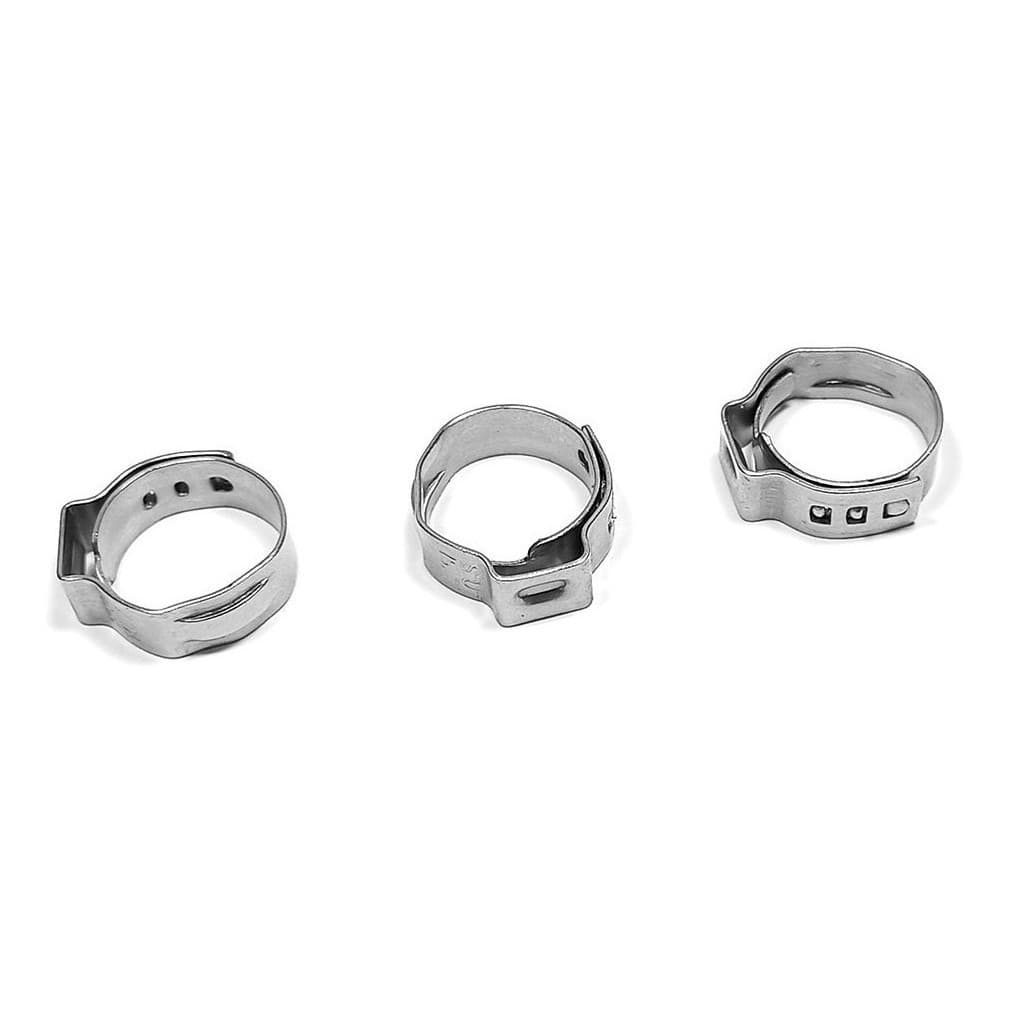 Abracadeira Radial Aco Inox De 6mm A 6,7mm Suprens C/10 Pçs