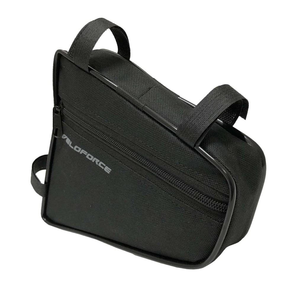 BOLSA MTB BIKE BICICLETA TRIANGULAR P QUADRO PRETA VELOFORCE