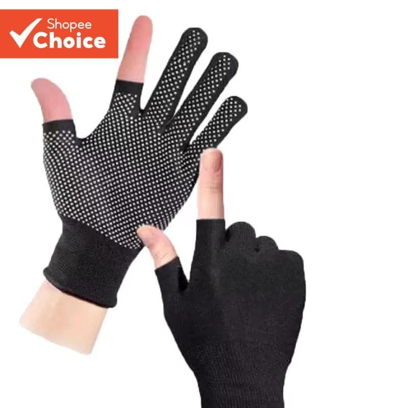 Luvas De Ciclismo De Verão Com Cinco Dedos/Dois-Meio Design Respirável , Aderência Antiderrapante Para Homens , Mulheres