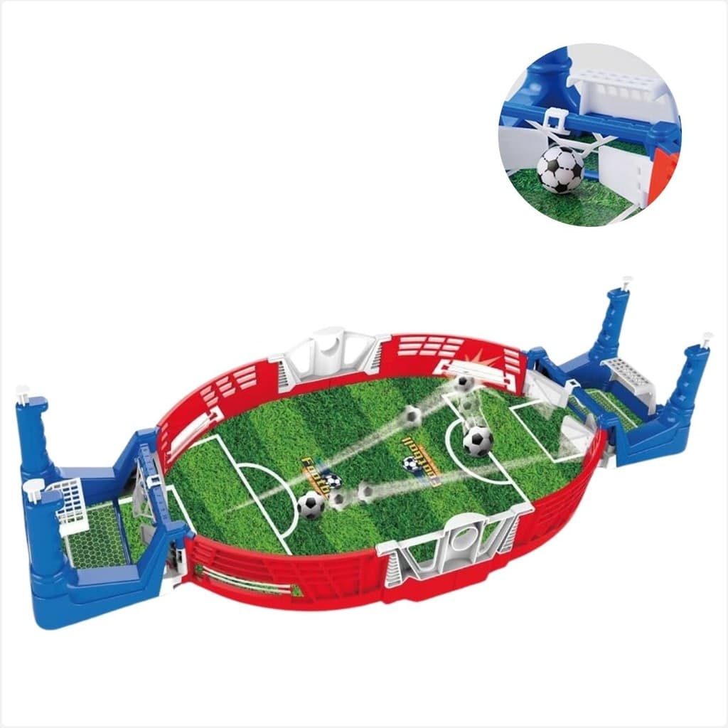 Brinquedo Jogo de Futebol De Mesa Arena Portatil Com Lançador Pinball com Bolinha