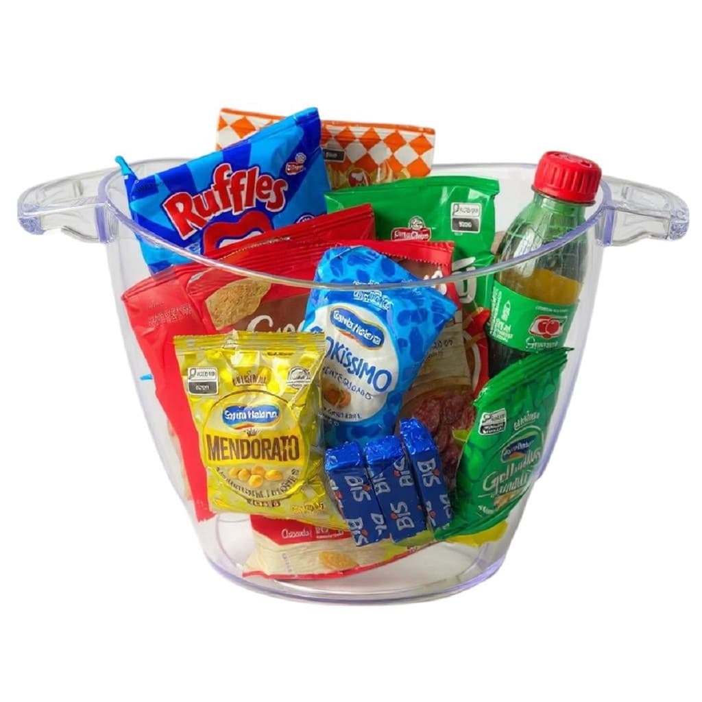 Presente Kit Petiscos Dia dos Pais com 13 Itens +Balde Gelo