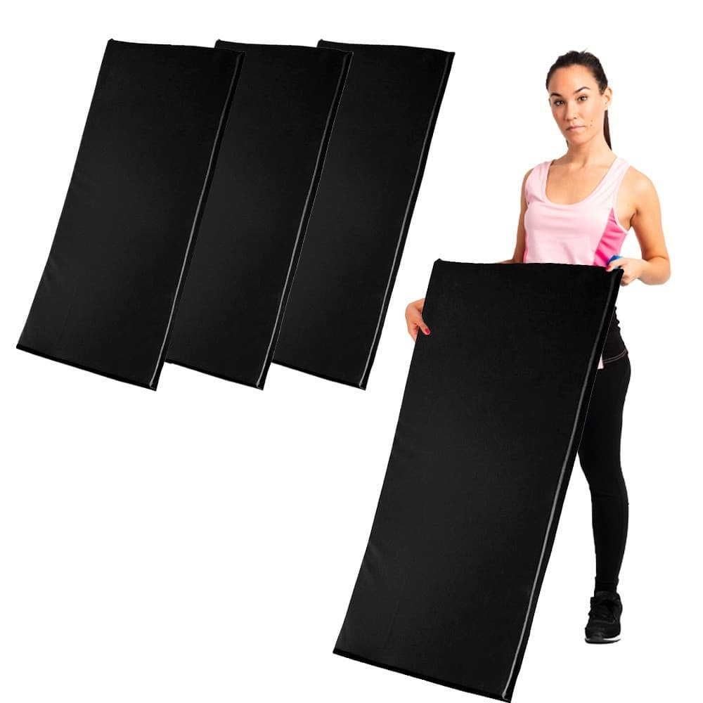 Kit 3 Colchonete de Gisnatica Espuma para Treino Abdominal Exercicio Fitness Abdominal Yoga Pilates