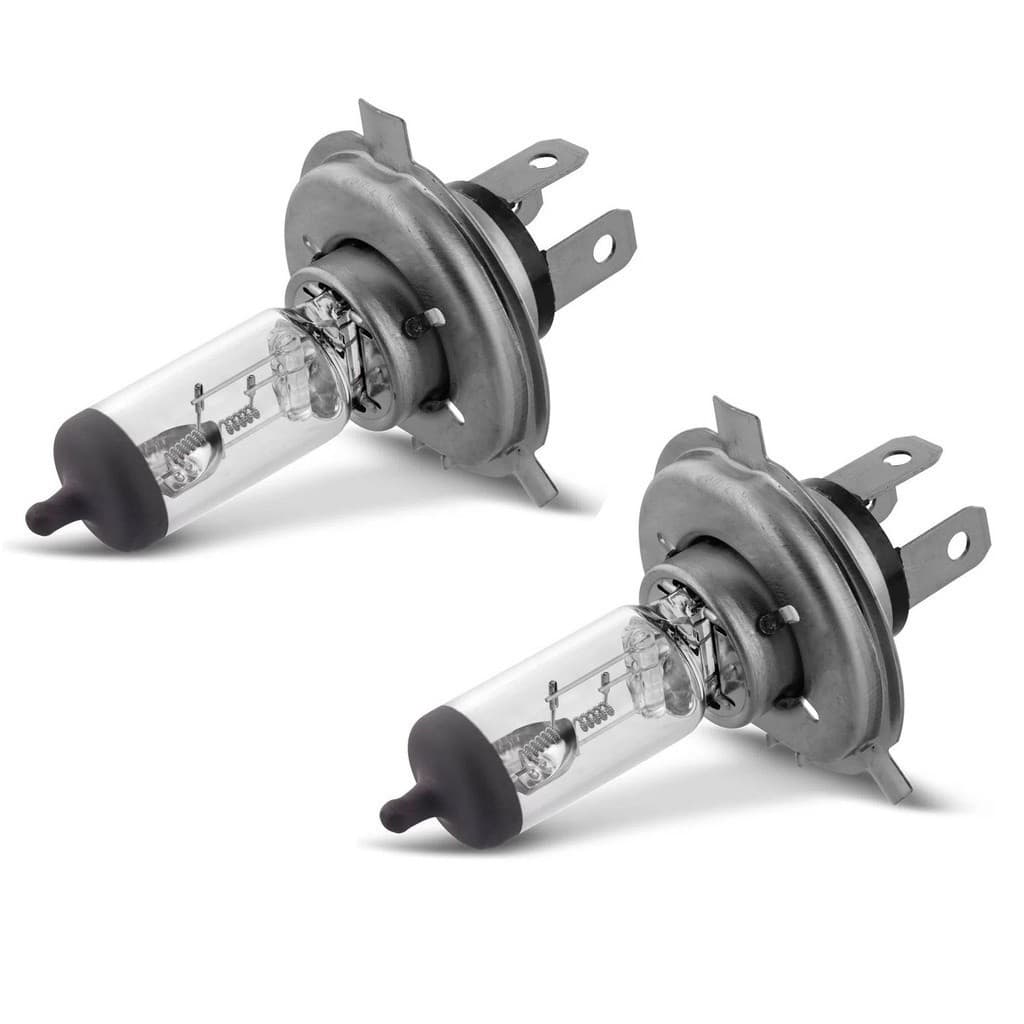 Par Lampada H4 Halogena Comum amarela 12v 60w 55w Modelo Original universal