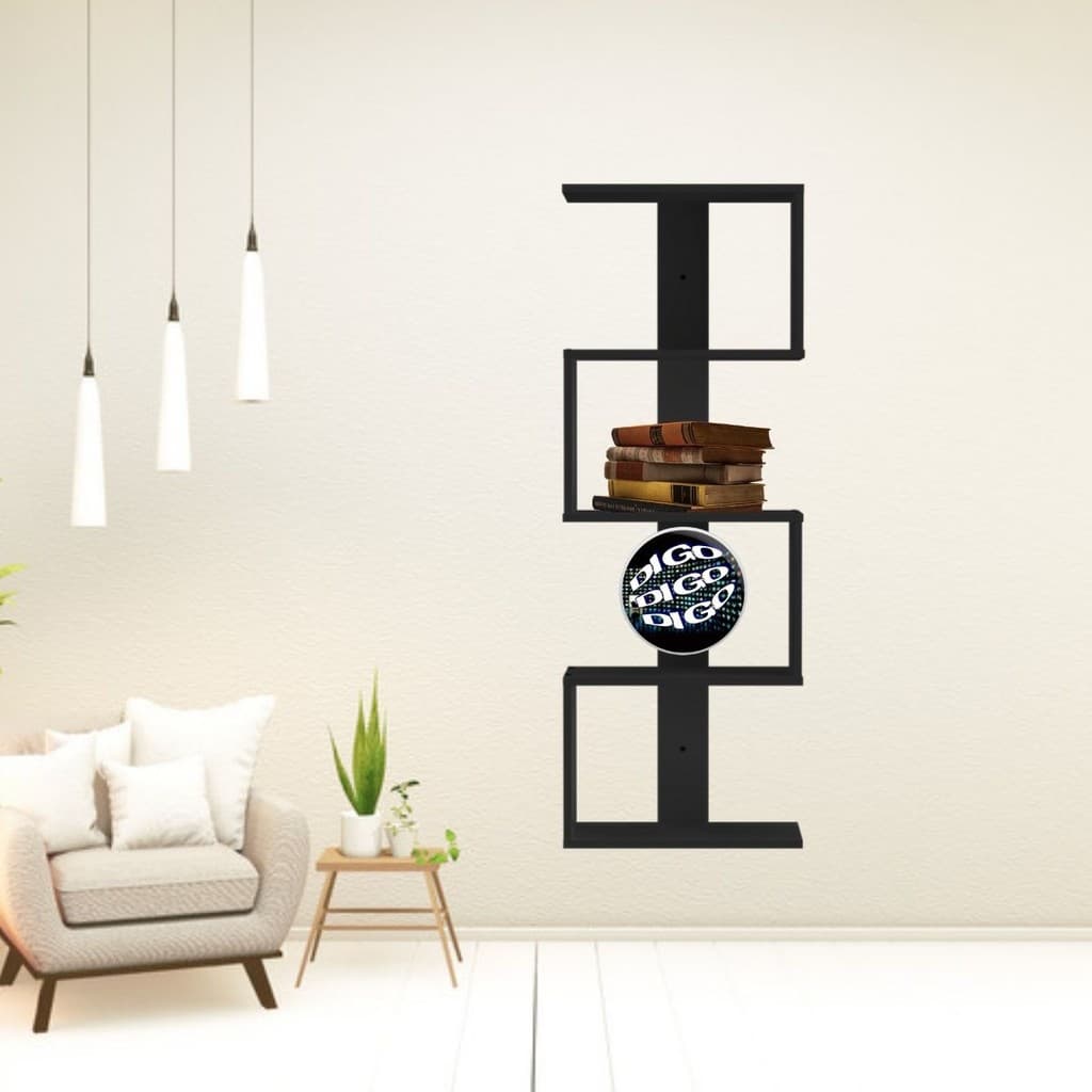 New LiFe Estante Decorativa com Designer Moderno, estante life multivisao, estante suspensa, livreiro flutuante, nicho