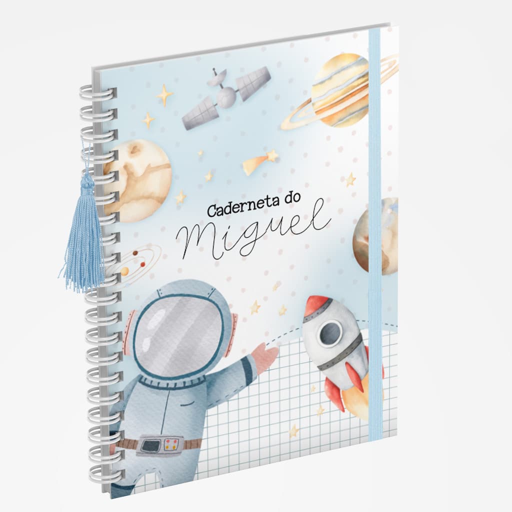 Caderneta de Vacina Vários Modelos Masculina Completa Astronauta 7 DXM Print