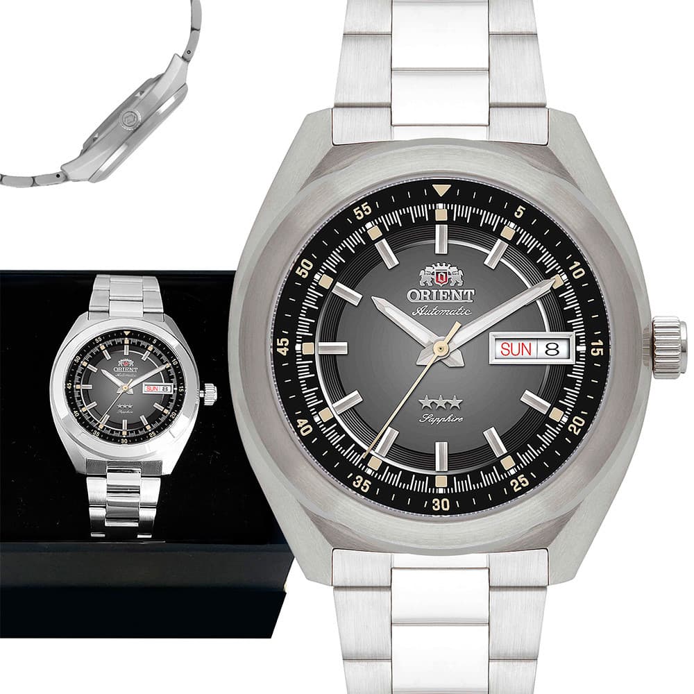 Relógio Orient Masculino Heritage Automático Prata Original
