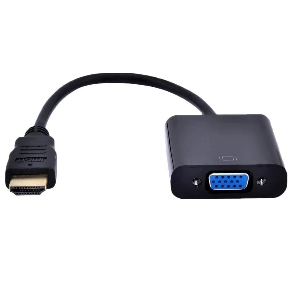 Conversor Compatível com HDMI Para Vga Femea Pc Ps3 Ps4 Projetor ATACADO Tg