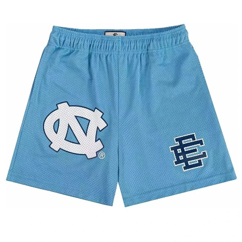 Novo Verão Eric Emanuel EE Basic Mesh Short Clássico Floral Impresso Ginásio Basquetebol Desportivo Calções Casuais