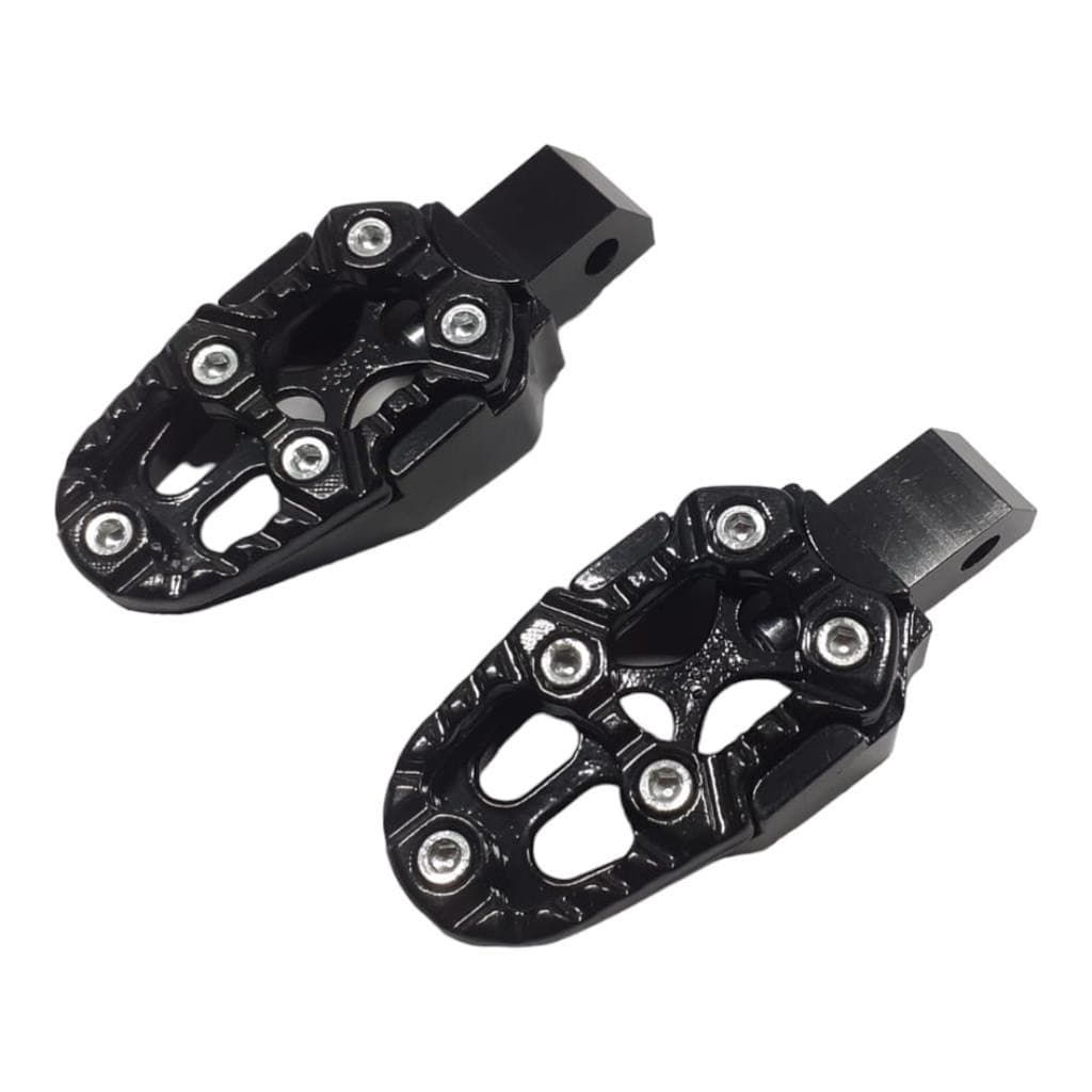 PEDALEIRA MOTO ESPORTIVA PEDAL PRETO PAR