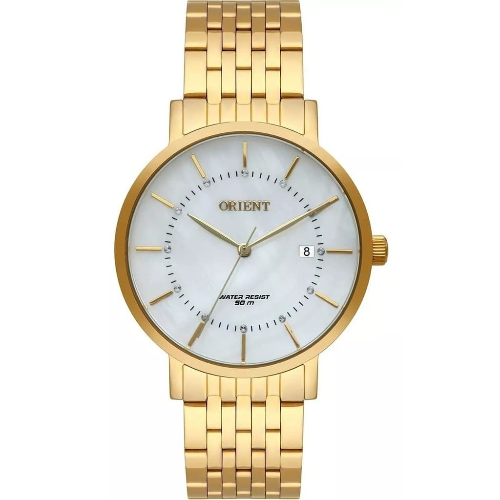 Relógio Orient Feminino Fgss1164 B1kx Dourado Analogico
