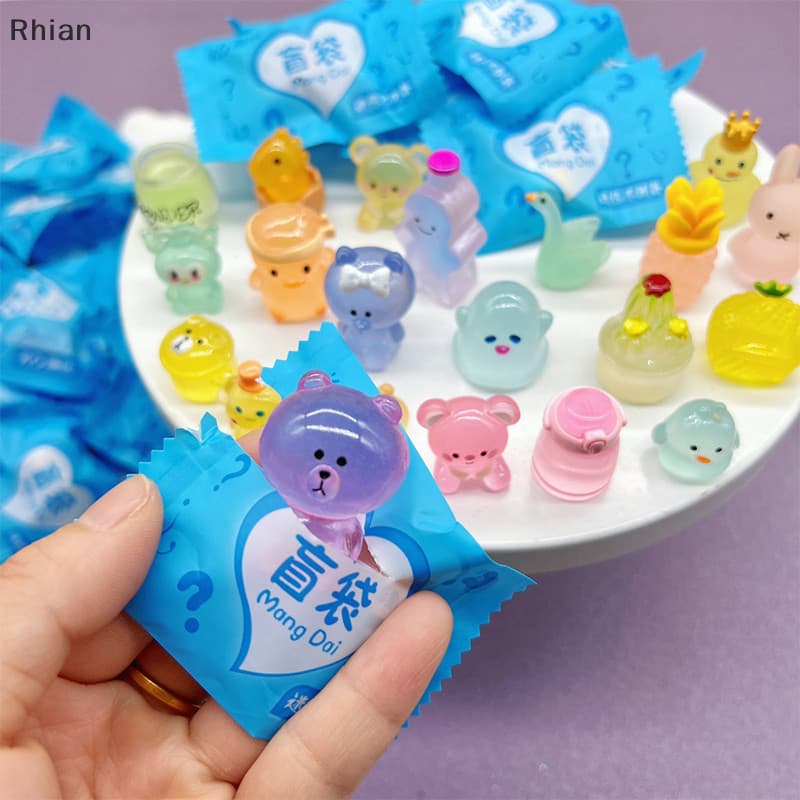 [Rhian] 10 Peças De Simulação Fofa , Modelo De Animal , Brinquedos , Bonecos Surpresa De Ação , Figuras , Doces Falsos ,