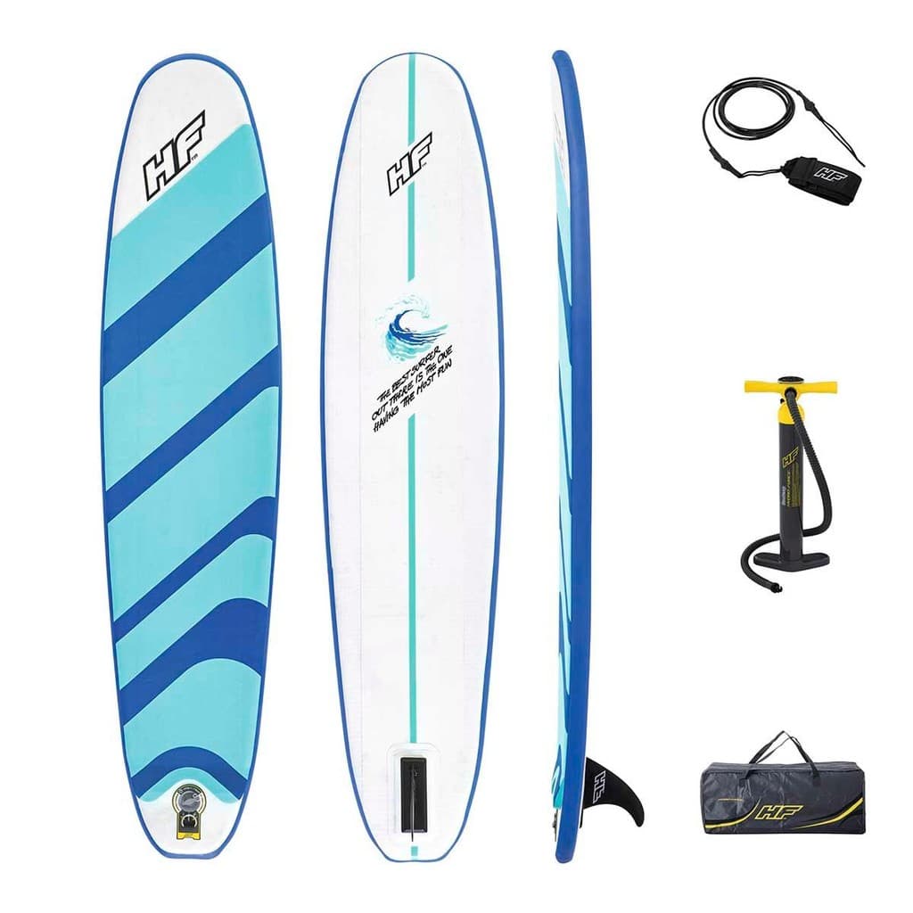 Prancha de Surf Inflável 2,43m x 57cm x 7cm com Bomba Manual + Bolsa Bestway