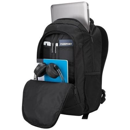Mochila para Notebook 15.6" Targus City Preta com Bolso + Proteção - Modelo TSB89004