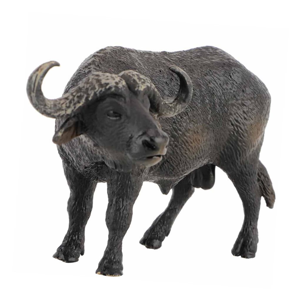 Modelo Animal Brinquedo Infantil Simulação Búfalo Mini Decoração De Plástico Ecologicamente Correta