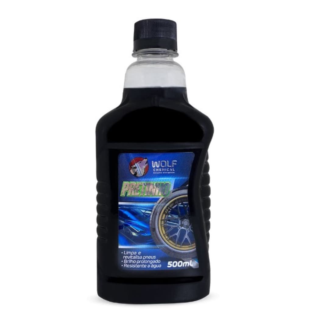 Pneu Pretinho 500ml W. Mark Dá Brilho Renova e Conserva