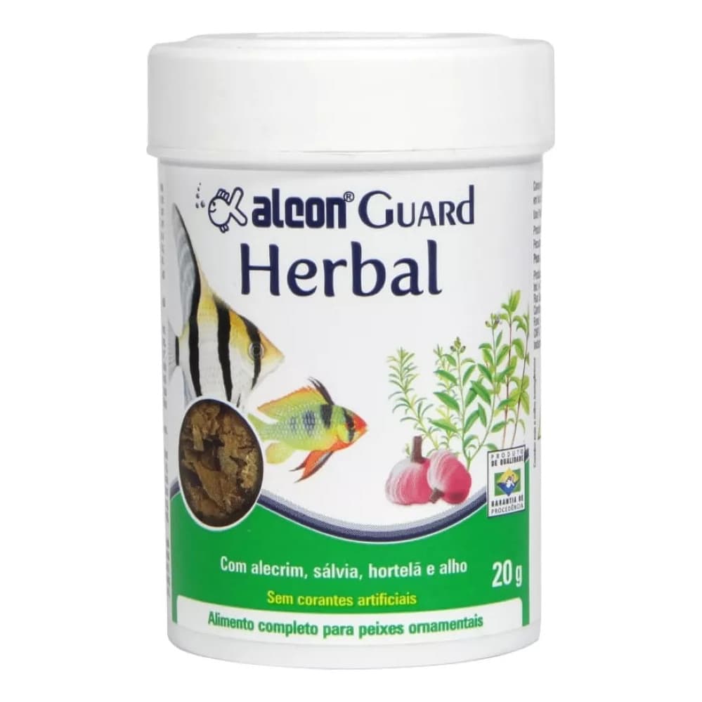 Ração Para Peixe 20g Herbal Alcon Guard