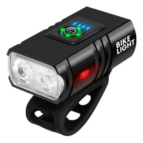 LANTERNA DE BICICLETA FAROL BIKE LUZ NOTURNA DE LED USB recarregável LE-8307