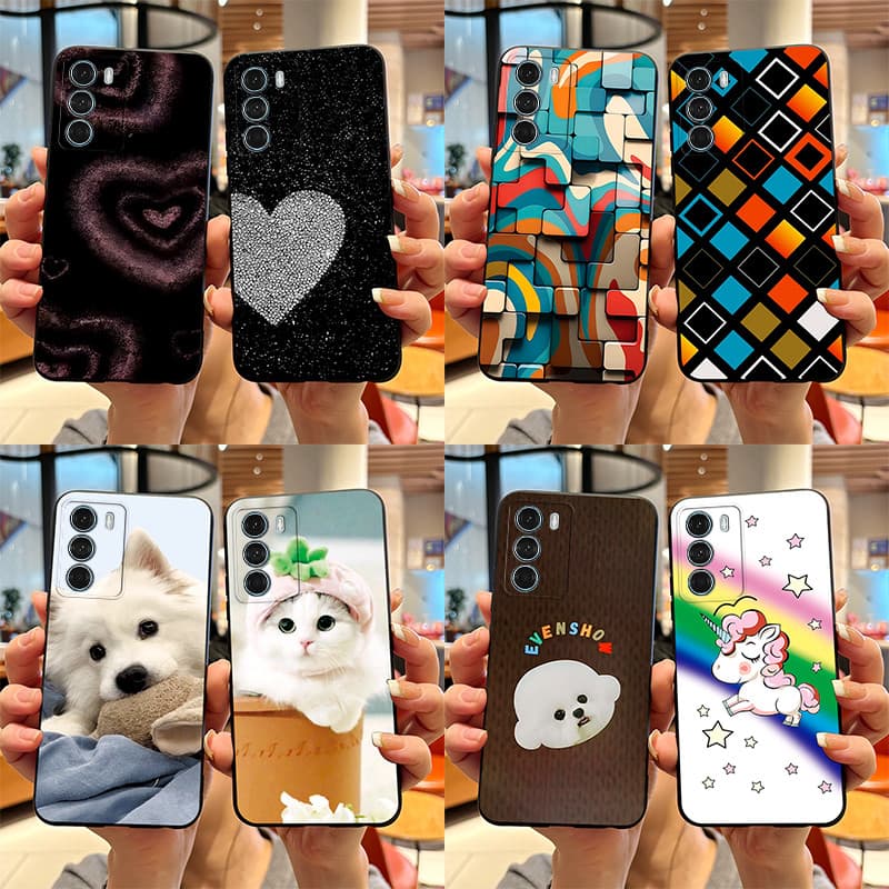 Para Motorola Moto G200 Caso Mais Novo 2024 design Desenhos Animados Coração Impresso Silicone Macio Capa Traseira G 200