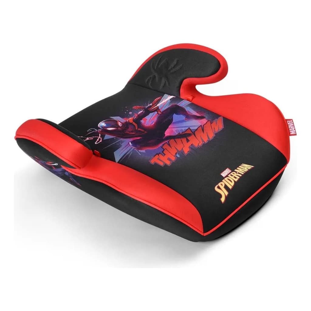 Assento P/ Carro Booster Spider Man Preto/vermelho Multikids