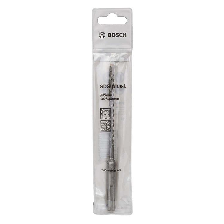 Broca Bosch Sds Plus-1 para Concreto 6x100x160mm