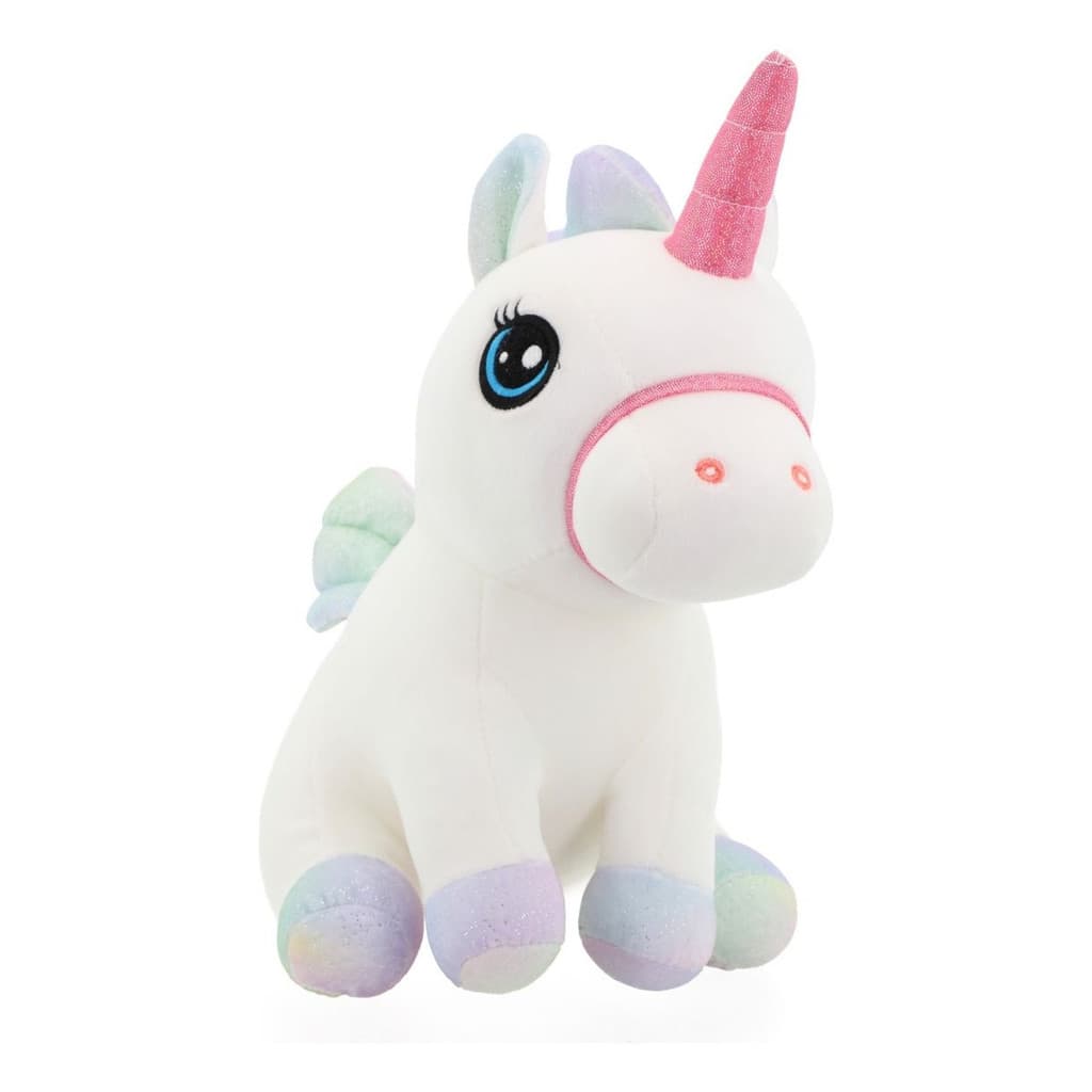 Bicho de Pelúcia Unicórnio Macio 33cm – Brinquedo Infantil Atóxico, Fofo e Seguro para Crianças - Bee Toys