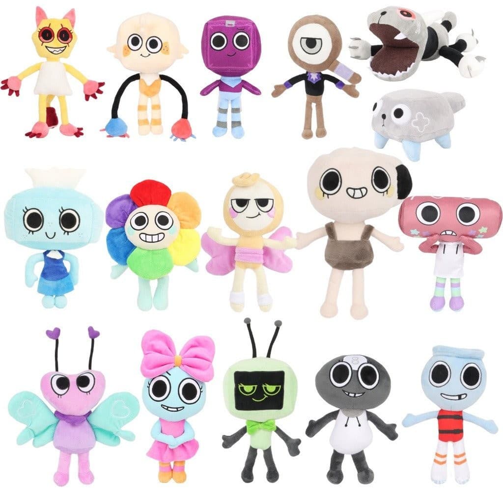 2026 Brinquedo de Pelúcia Dandy's World Roblox "Poppy" Presente de Aniversário Adequado para Fãs de Meninos e Meninas