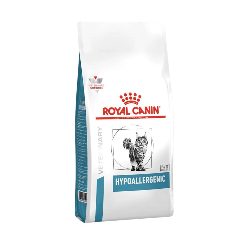 Ração Royal Canin Veterinary Diet Hypoallergenic para Gatos com Sensibilidades Alimentares 4Kg