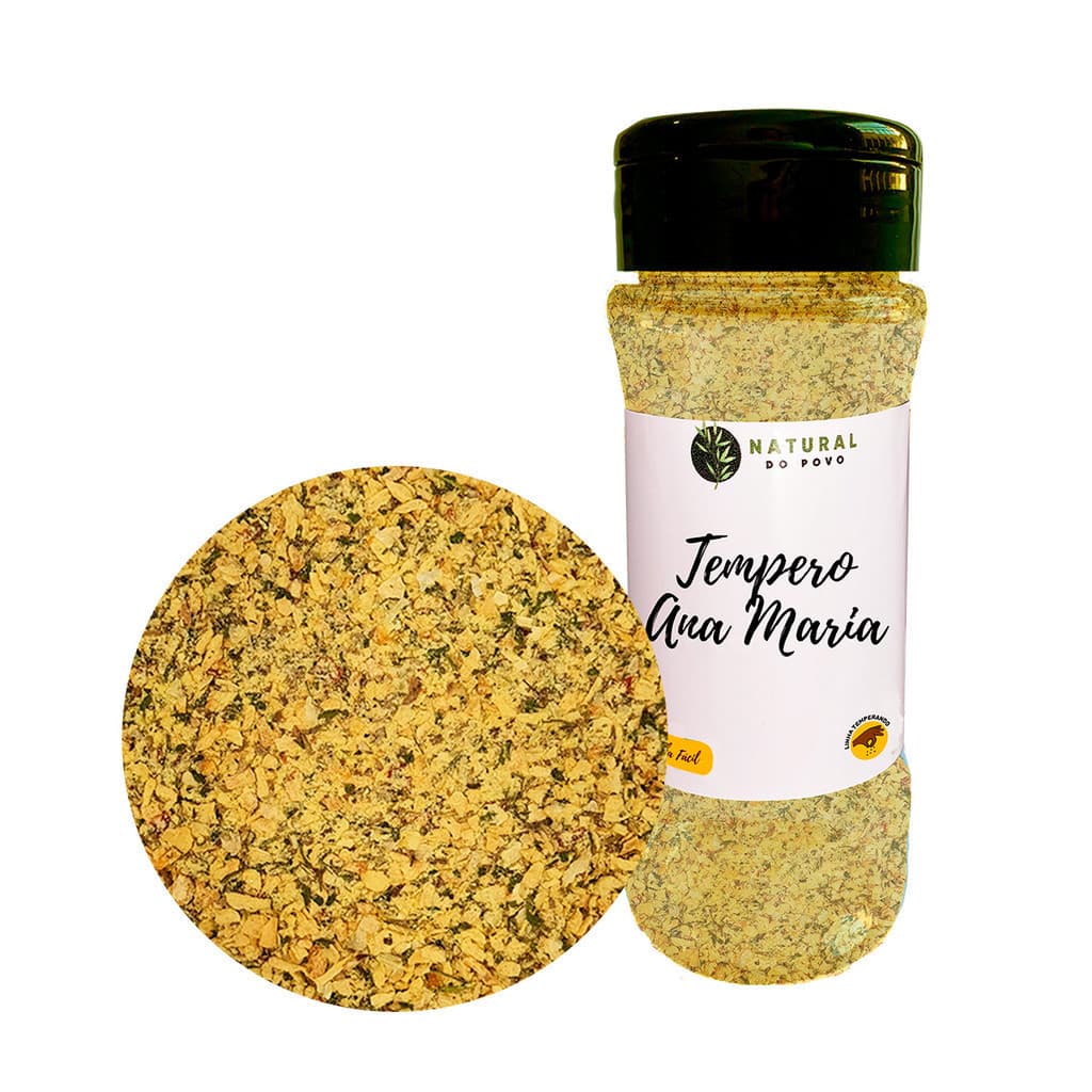 Tempero 100% Natural Ana Maria  Qualidade Premium Pote com Dosador 50g