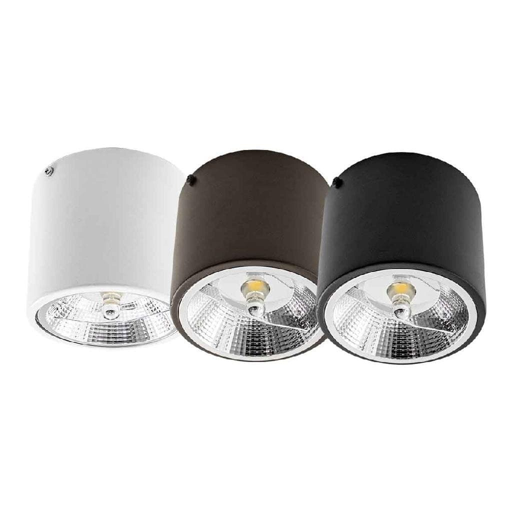 Plafon de Sobrepor Redondo Foco Fixo p/ LED AR111 Starlumen ST2947