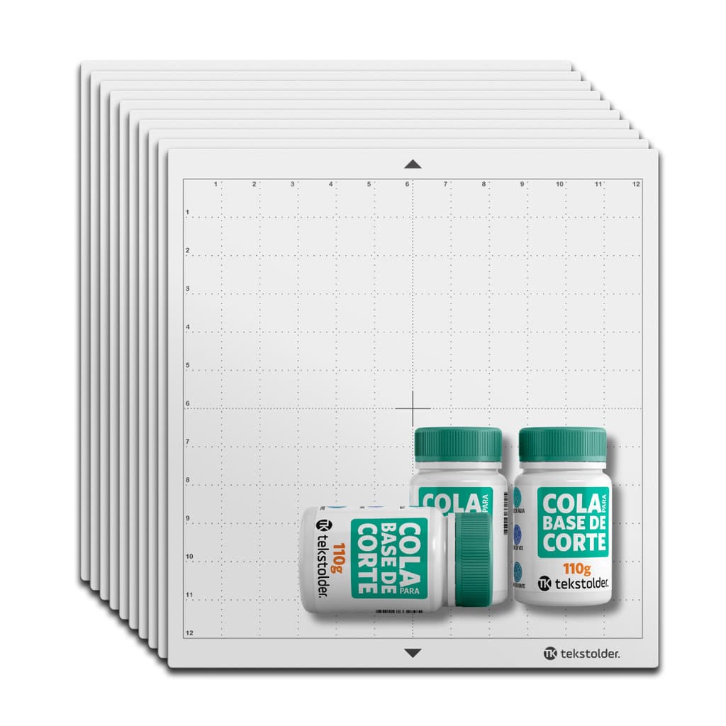 Combo 10 Bases de Corte Tk 30x30 Para Silhouette +Pack Refil