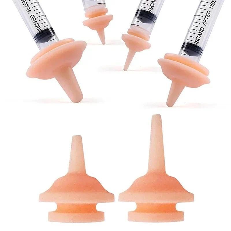 10 Pçs Universal Pet Alimentação Mamilo Mini Gato Silicone Chupeta De Para Recém-Nascidos Gatinhos Filhotes Coelhos Pequ